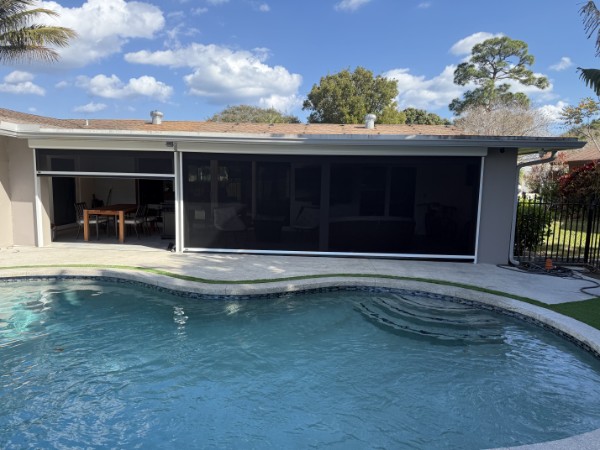 Motorized Hurricane Screens